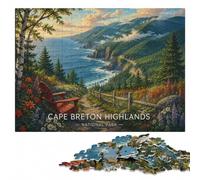 Cape Breton Highlands National Park Jigsaw Puzzle for Adults, 1000 Pieces | Piece-by-piece progress - a simple way to organise the image at home.