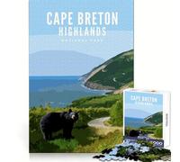 Cape Breton Highlands NP Jigsaw Puzzles for Adults 1000 Creative Think Leisurely Pursuit Tight Fit Lovely Gift (50x75cm)