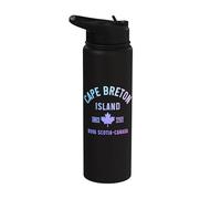 Cape Breton Island Nova Scotia Canada Souvenirs Stainless Steel Insulated Water Bottle