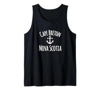 Cape Breton Nova Scotia Canada Nautical Coastal Boat Anchor Tank Top