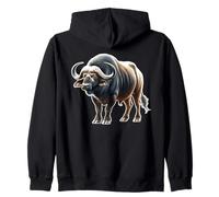 Cape Buffalo | African Buffalo Zip Hoodie
