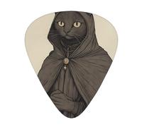 Cape Cat guitar pick set, 3 different thicknesses, 12 pieces for a variety of instruments