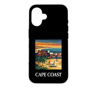 Cape Coast Ghana Vintage Retro Coastal Travel Design Case for iPhone 16