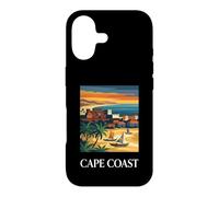 Cape Coast Ghana Vintage Retro Coastal Travel Design Case for iPhone 17