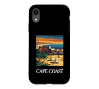 Cape Coast Ghana Vintage Retro Coastal Travel Design Case for iPhone XR