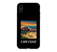 Cape Coast Ghana Vintage Retro Coastal Travel Design Case for iPhone XS Max