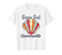 Cape Cod Beach Scallop Seashell Coastal Nautical Seashore T-Shirt