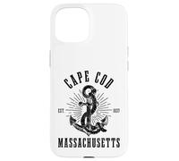 Cape Cod Est 1637 Massachusetts Anchor Vintage USA Souvenir Case for iPhone 15