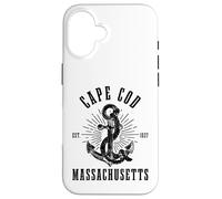 Cape Cod Est 1637 Massachusetts Anchor Vintage USA Souvenir Case for iPhone 16