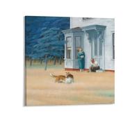 Cape Cod Evening by Edward Hopper Painting Art Poster Canvas Wall Art Decorative Bedroom Modern Home Print Picture Artworks 24x24inch(60x60cm)