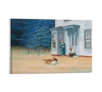 Cape Cod Evening by Edward Hopper Painting Art Poster Canvas Wall Art Decorative Bedroom Modern Home Print Picture Artworks 20x30inch(50x75cm)