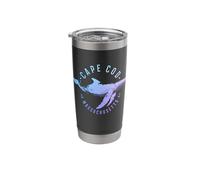 Cape Cod Massachusetts Souvenir Whale Ocean Nautical Stainless Steel Insulated Tumbler