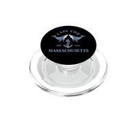 Cape Cod Massachusetts Vintage Whales Anchor Nautical PopSockets PopGrip for MagSafe