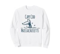Cape Cod Mermaid Fish Vacation Beach Coastal Seashore Cute Sweatshirt