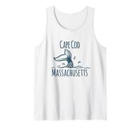 Cape Cod Mermaid Fish Vacation Beach Coastal Seashore Cute Tank Top