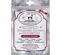 Cape Cod Metal Polishing Cloths | Jewellery Cleaning Cloth Polish Cloth for Fine Metals | Anti Tarnish Watch Polishing for Gold & Silver, Brass & More