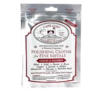 Cape Cod Metal Polishing Cloths | Jewellery Cleaning Cloth Polish Cloth for Fine Metals | Anti Tarnish Watch Polishing for Gold & Silver, Brass & More