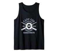 Cape Cod National Seashore Massachusetts Vintage Nautical Tank Top