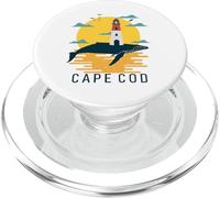 Cape Cod Nauset Lighthouse Vacation Sunset Whale Tourist PopSockets PopGrip for MagSafe