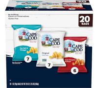 Cape Cod Potato Chips Variety Pack, 1 Oz, 20 Ct