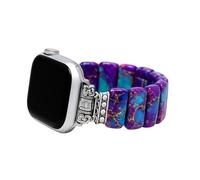 Cape Diablo Smart Watch Band for Women - Handmade Gemstone Strap - Compatible with 38mm-45mm Apple Faces