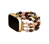 Cape Diablo Smart Watch Band for Women - Handmade Gemstone Strap - Compatible with 38mm-45mm Apple Faces (Autumn Ember, Large - Fits 6.5-7.0 inch wrists)