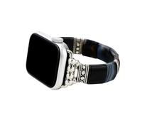 Cape Diablo Smart Watch Band for Women - Handmade Gemstone Strap - Compatible with 38mm-45mm Apple Faces