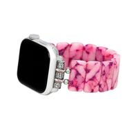 Cape Diablo Smart Watch Bracelet for Women - Handmade Gemstone Bracelet - Compatible with 38-45mm Apple Faces, Large - Fits 6.5-7.0 inch wrists, Jasper, Jasper