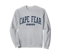 Cape Fear North Carolina NC College University Style Blue Sweatshirt