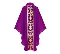 Cape for Catholic, Men's Liturgical Robe, Adult Priest Measuring Robe, Embroidered Cape Vestments, Muslim Clothing, Medieval Pagan Garbe, Fancy Dress for Halloween Party
