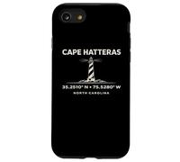 Cape Hatteras North Carolina Lighthouse Coordinates Case for iPhone SE (2020) / 7/8