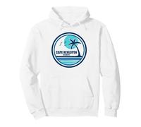 Cape Henlopen Delaware Palm Tree Birds Pullover Hoodie