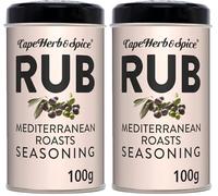 Cape Herb & Spice Mediterranean Roasts Seasoning, 100 g Tin (2-Pack)