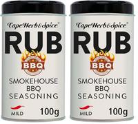 Cape Herb & Spice Smokehouse BBQ Seasoning, 100 g Tin (2-Pack)