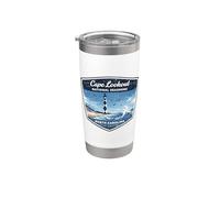 Cape Lookout National Seashore North Carolina Lighthouse Stainless Steel Insulated Tumbler