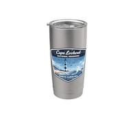 Cape Lookout National Seashore North Carolina Lighthouse Stainless Steel Insulated Tumbler