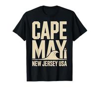 Cape May New Jersey Bold Vintage Travel Souvenir T-Shirt