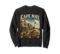 Cape May New Jersey Victorian Seaside Travel Vintage Sweatshirt