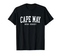 Cape May New Jersey Vintage Travel Value Graphic T-Shirt, Men, Black, M