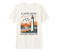 Cape May NJ Cape May Lighthouse Jersey Shore Beach Vacation Premium T-Shirt