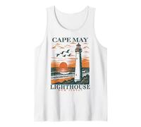 Cape May NJ Cape May Lighthouse Jersey Shore Beach Vacation Tank Top
