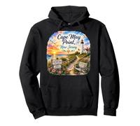 Cape May Point, NJ New Jersey shore, USA Atlantic Ocean Pullover Hoodie