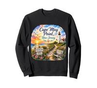 Cape May Point, NJ New Jersey shore, USA Atlantic Ocean Sweatshirt