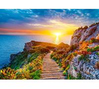Cape Milazzo Jigsaw Puzzles for Adults 1000 Piece Island Sicilia 1000 Piece Jigsaw Puzzles for Adults Gifts