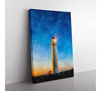 Cape Nelson Lighthouse Australia Canvas Wall Art Print 30x20 Inch