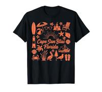 Cape San Blas Florida Beach Vacation Coastal Life T-Shirt