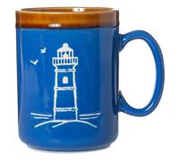 Cape Shore 18oz Hand Glazed Stoneware Pottery Mug, Multiple Styles Available (Lighthouse)