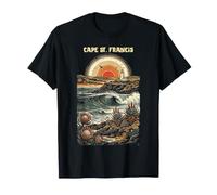 Cape St Francis South Africa Lighthouse Surf Art T-Shirt