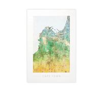 Cape Town City Street Poster, South Africa Canvas Poster Bedroom Decor Landscape Office Room Decor Gift 20x30inch(50x75cm)
