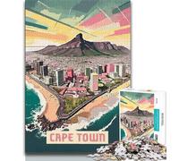 Cape Town Jigsaw Puzzles for Adults 1000,for Educational Game Challenge Toy for Is Ideal As A Gift for The Whole Family 38x26cm